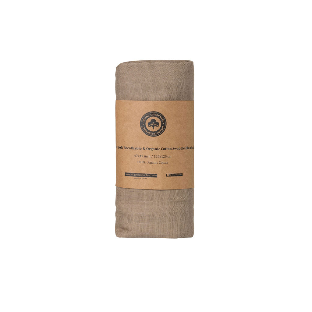 Organic Cotton Muslin Swaddle Blankets