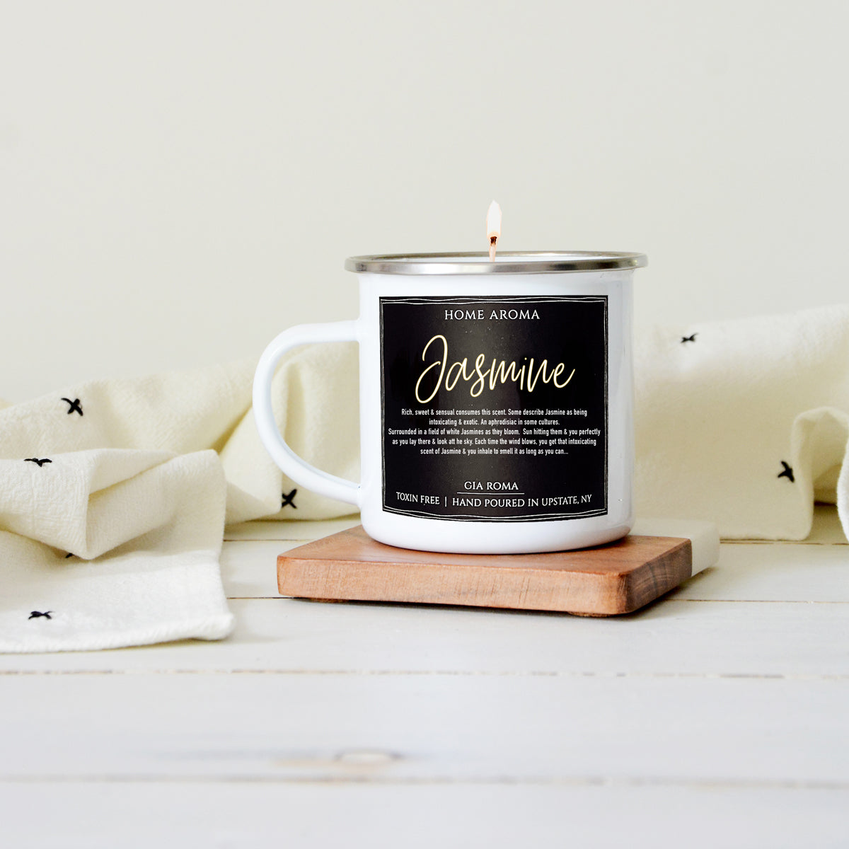 11oz Black Label Candle Mug