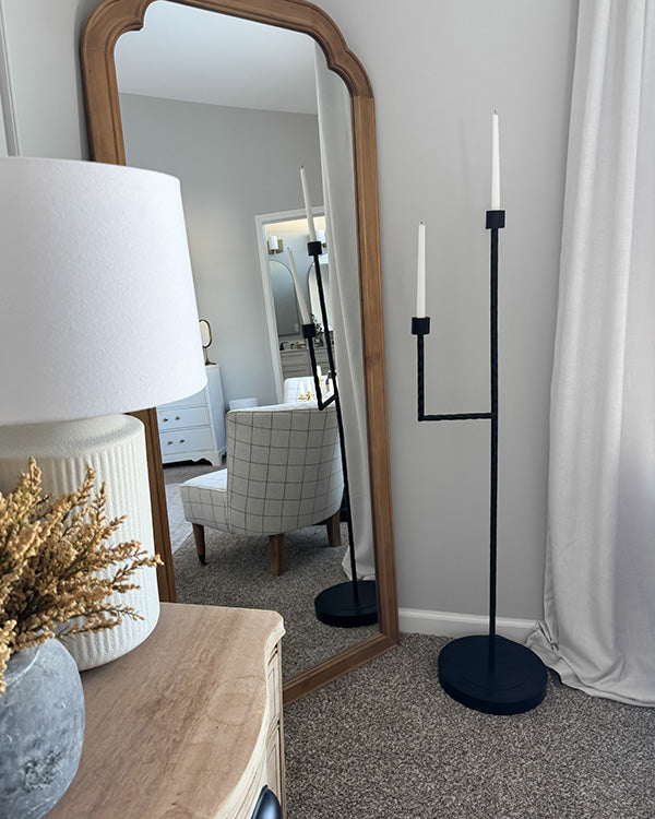 Iron Floor Candelabra