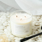 Cashmere and Cedarwood 3-Wick Soy Candle