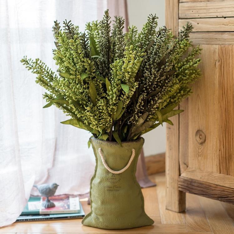 Ceramic Planter Linen Bag