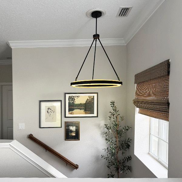 Adjustable Round Chandelier