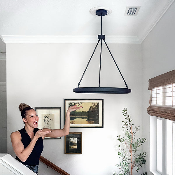 Adjustable Round Chandelier