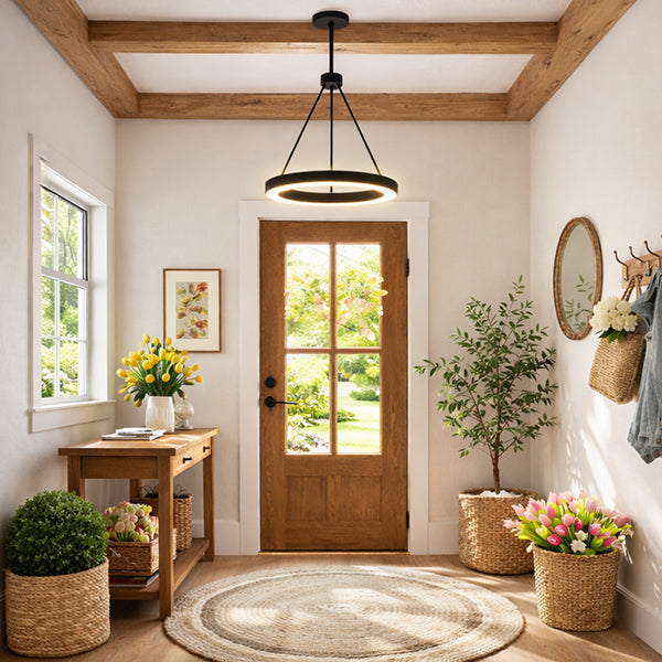 Adjustable Round Chandelier