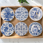 Chinoiserie Ceramic Coasters