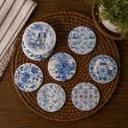 Chinoiserie Ceramic Coasters