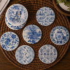 Chinoiserie Ceramic Coasters