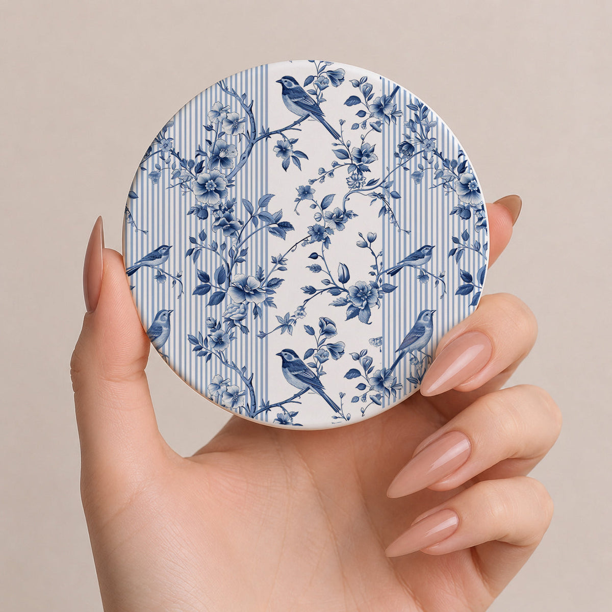 Chinoiserie Ceramic Coasters