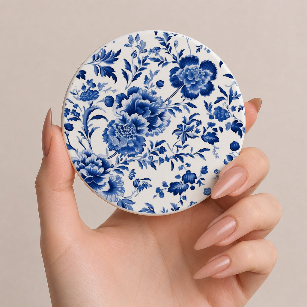 Chinoiserie Ceramic Coasters