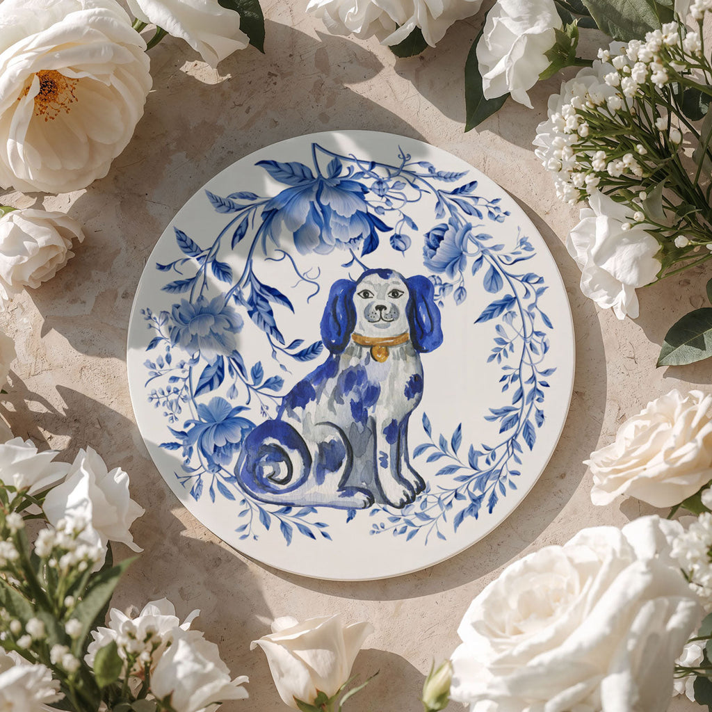 Chinoiserie Ceramic Coasters