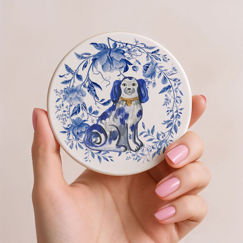 Chinoiserie Ceramic Coasters