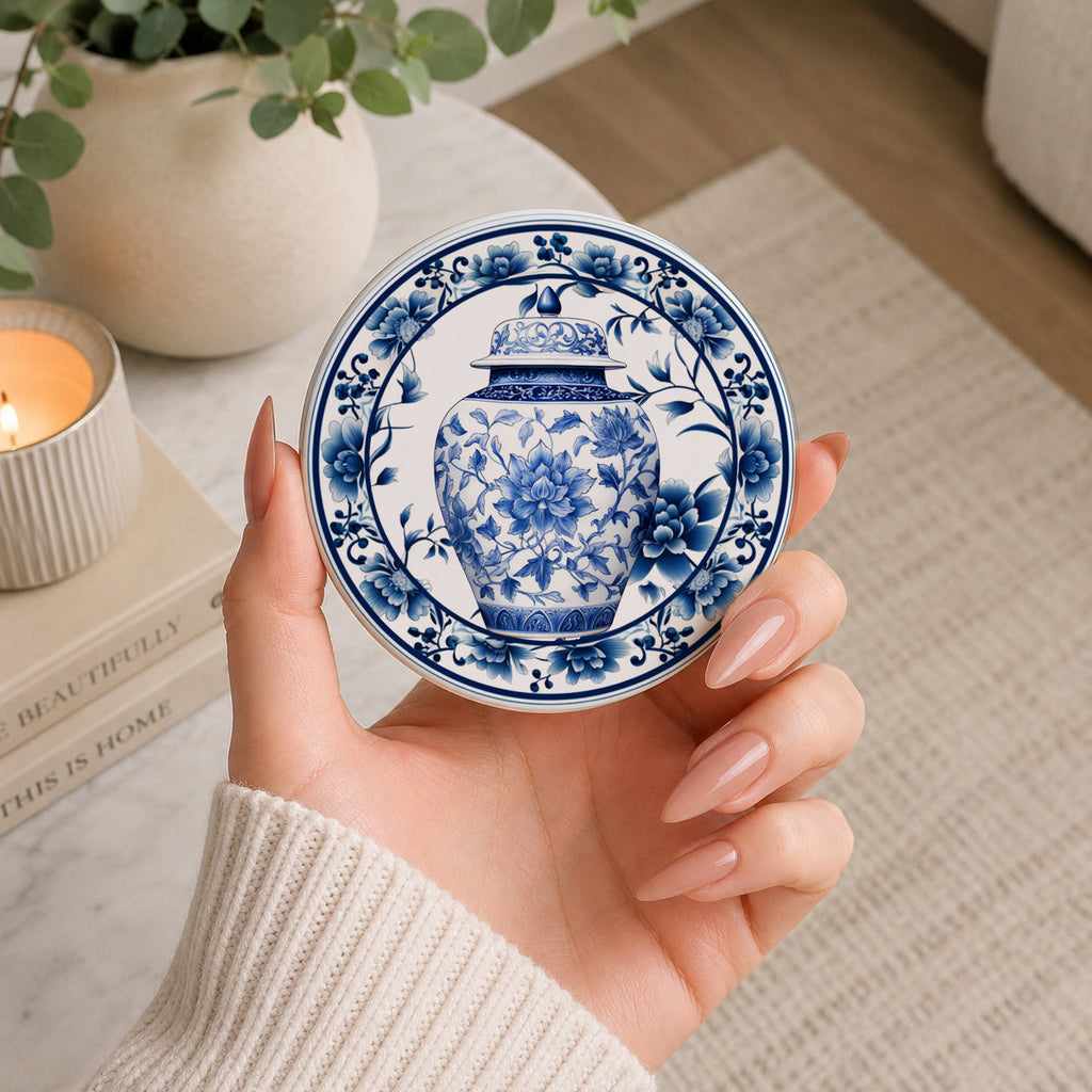 Chinoiserie Ceramic Coasters
