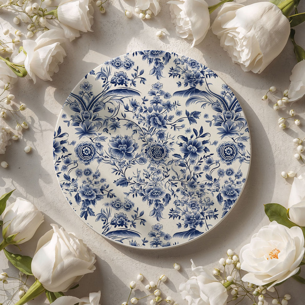 Chinoiserie Ceramic Coasters