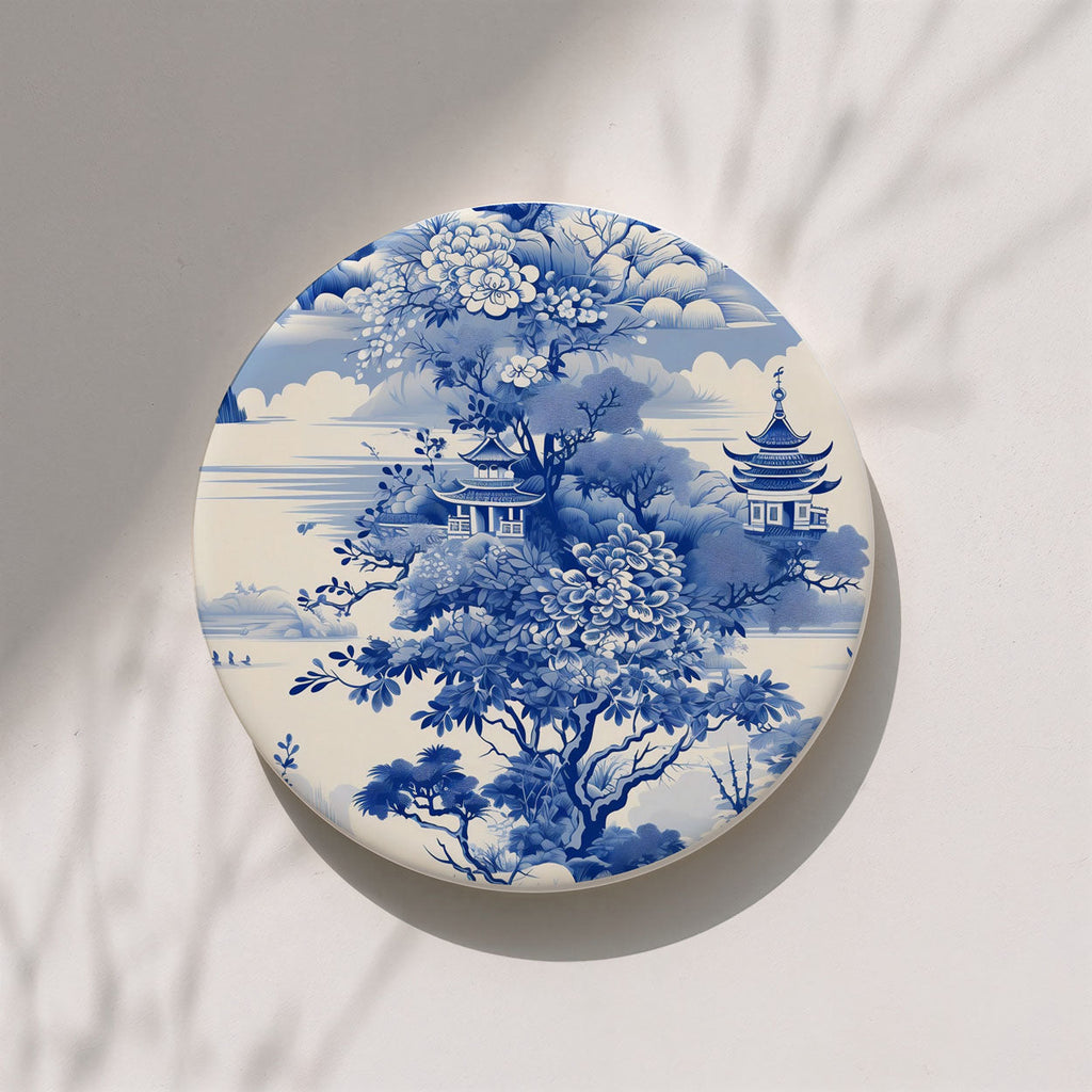 Chinoiserie Ceramic Coasters