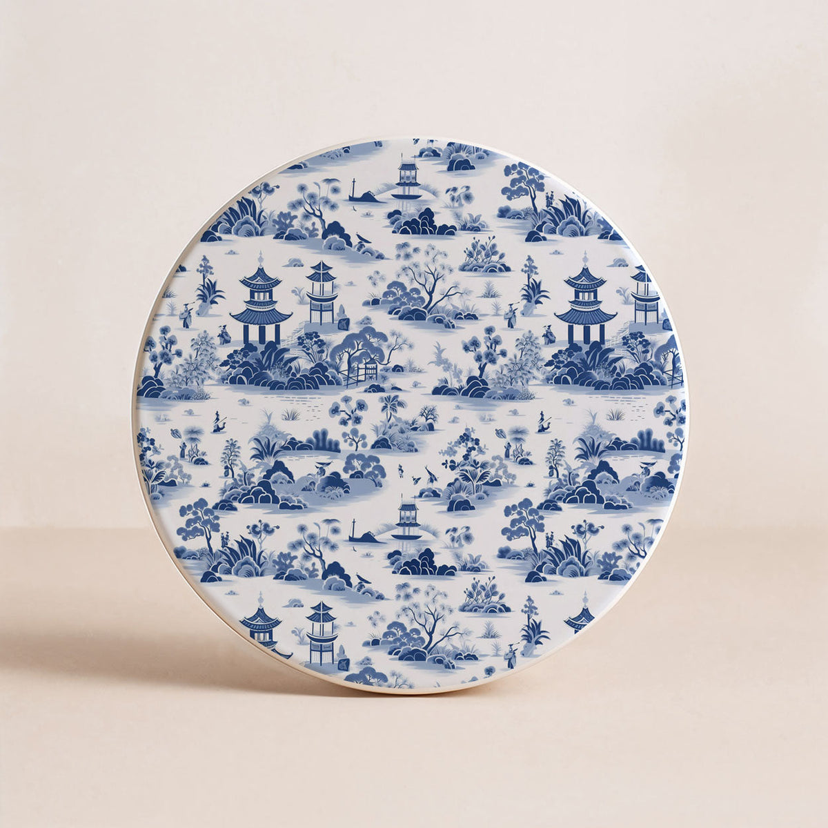 Chinoiserie Ceramic Coasters