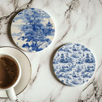 Chinoiserie Ceramic Coasters
