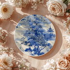 Chinoiserie Ceramic Coasters