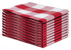 Classic Plaid Kitchen Towels — Set of 6