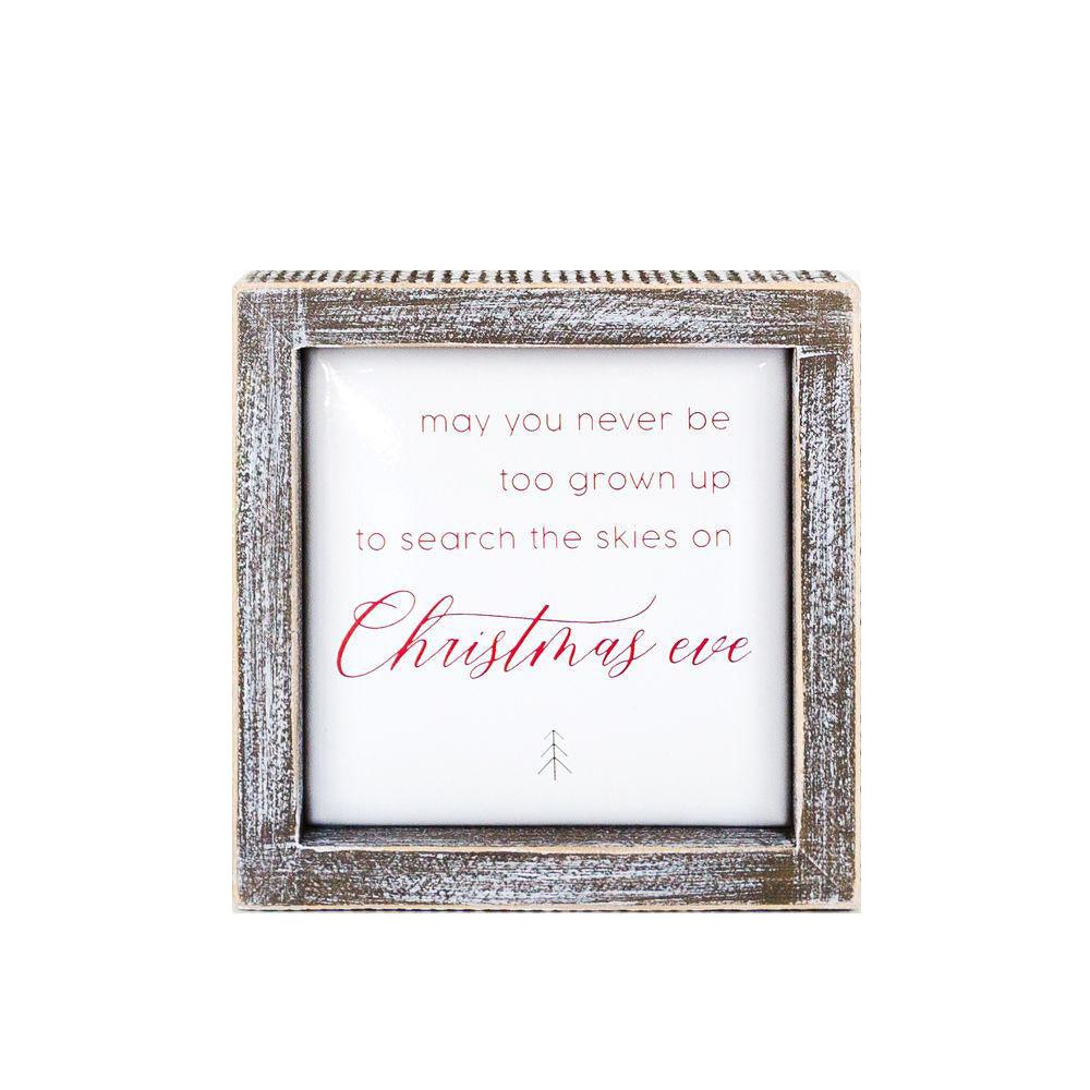 Christmas Even Signs Home Decor