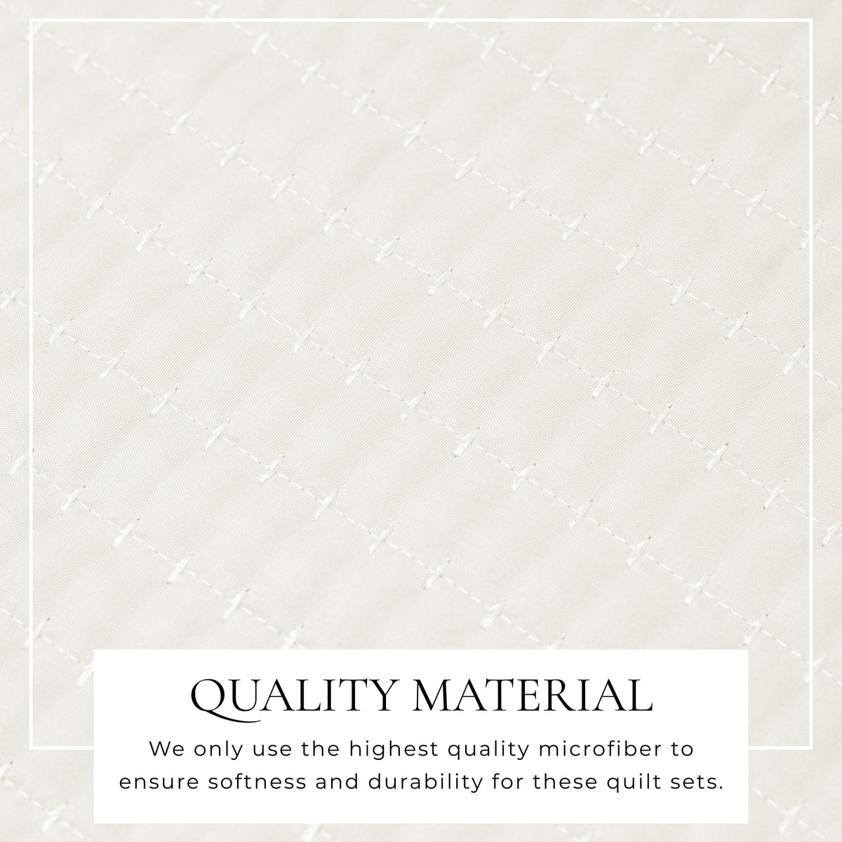 Alicia Solid Channel Stitch Quilt Set