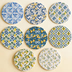 Mediterranean Lemon Coaster Set