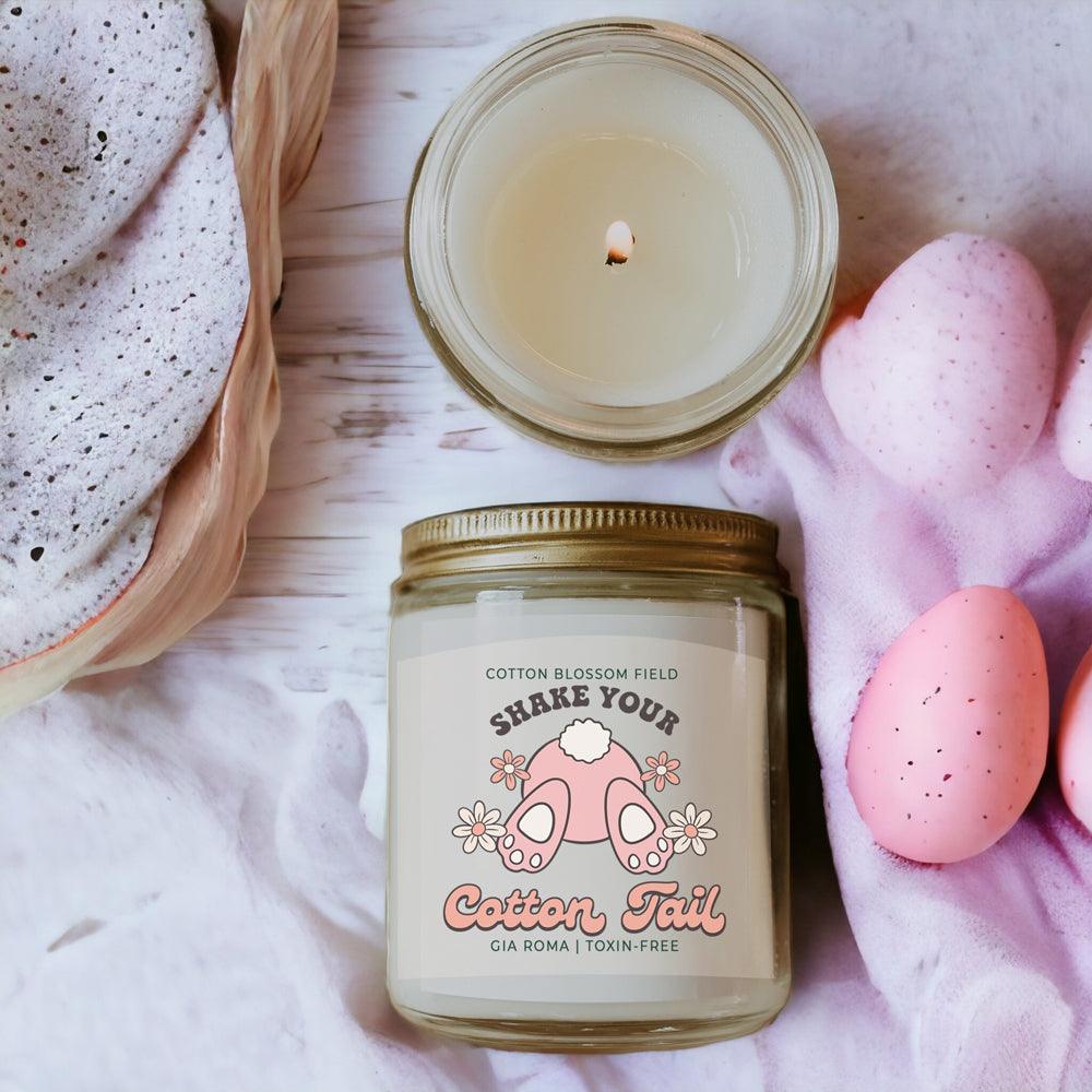 Cotton Blossom Retro Candle