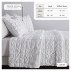 Marshmallow Texture Quilt Set - Marshmallow Collection