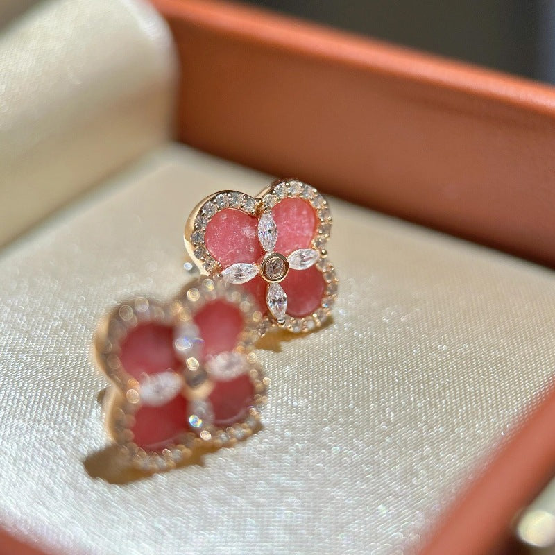 Pink Four Leaf Clover Jewelry Collection