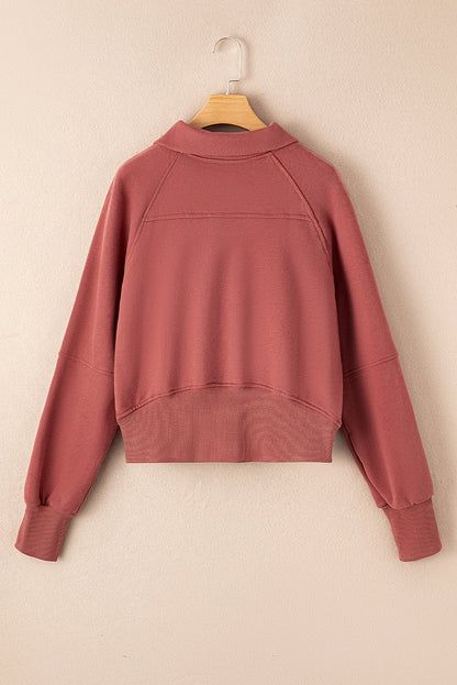 Fleece Lined Zip-Up Sweatshirt