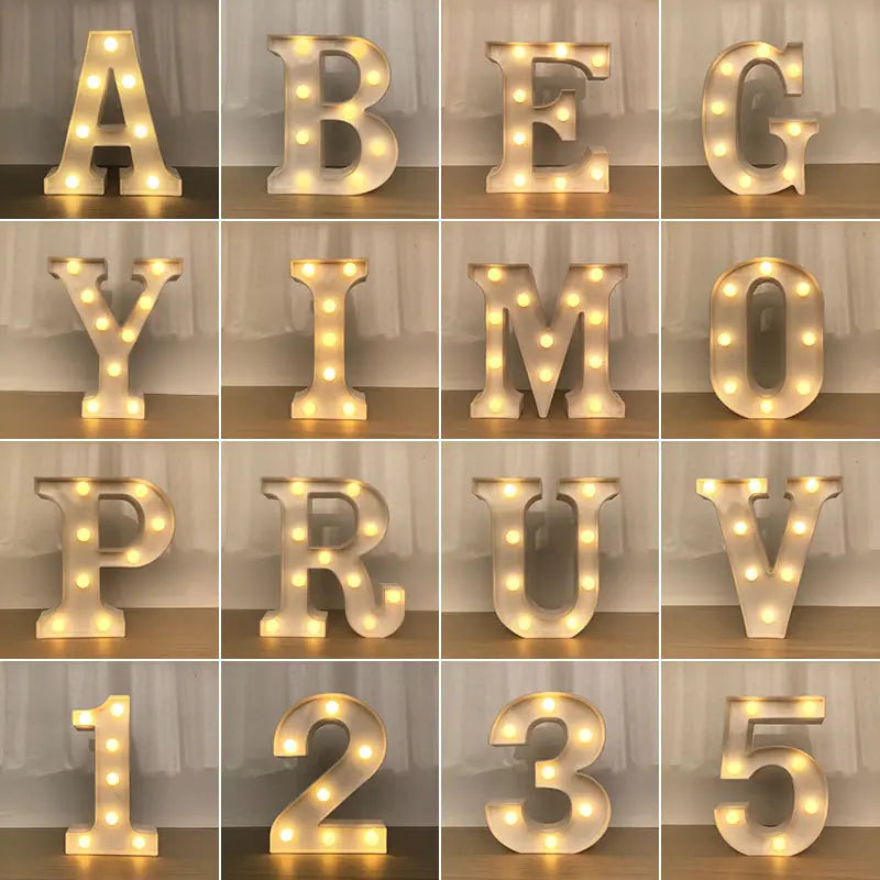 Decorative Alphabet LED