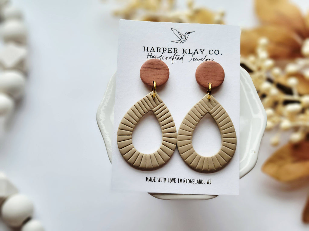 The Boho Chic Set - Polymer Clay Dangle Earrings