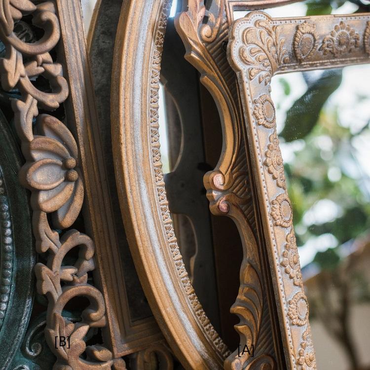Decorative Mirror French Palace Style Carving Frame Wall Mirror