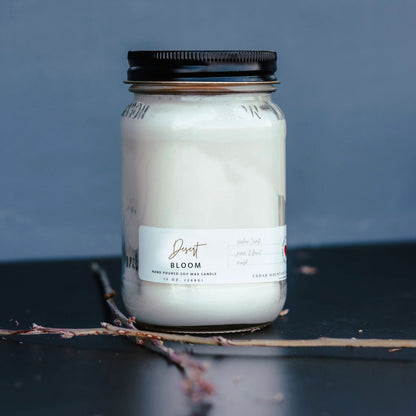 13 oz Mason Jar Soy Candle - Desert Bloom