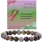 Handcrafted Natural Stone Beaded Bracelet