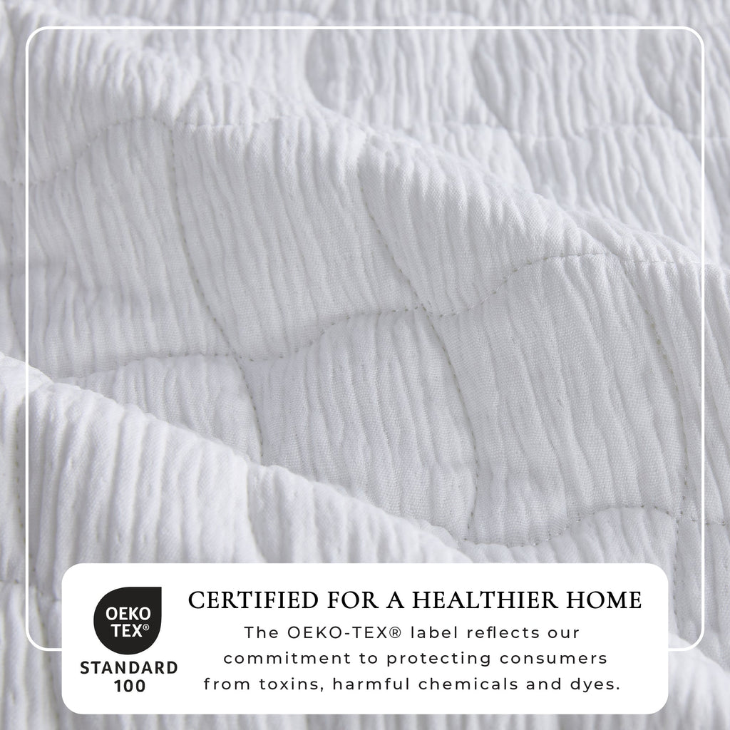 Wave Stitch Gauze Quilt Set