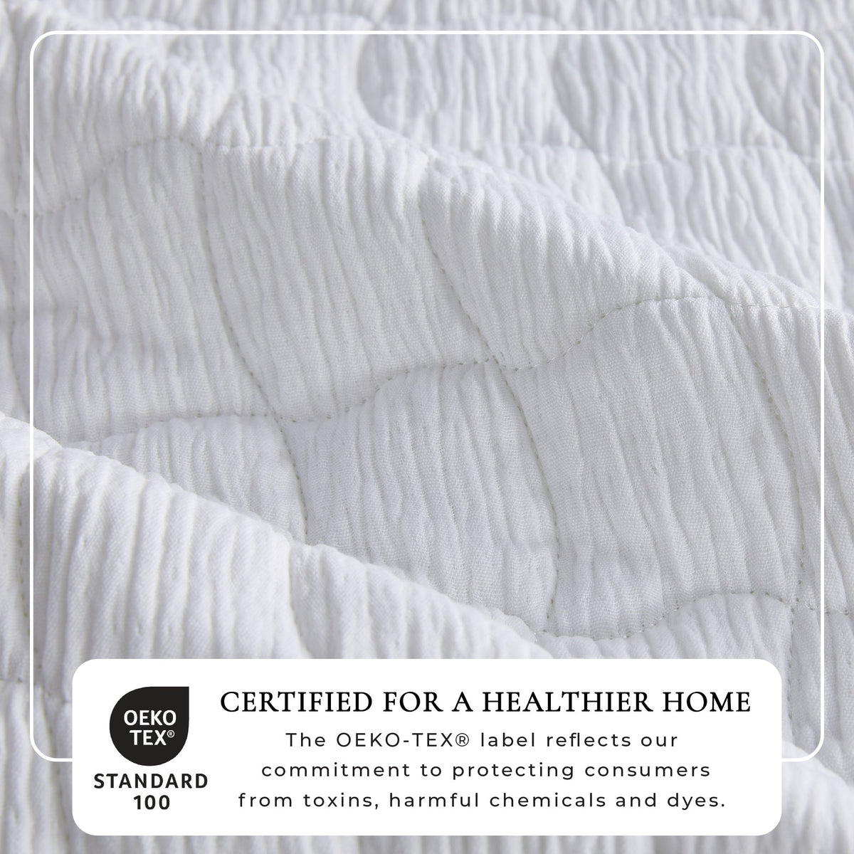 Wave Stitch Gauze Quilt Set
