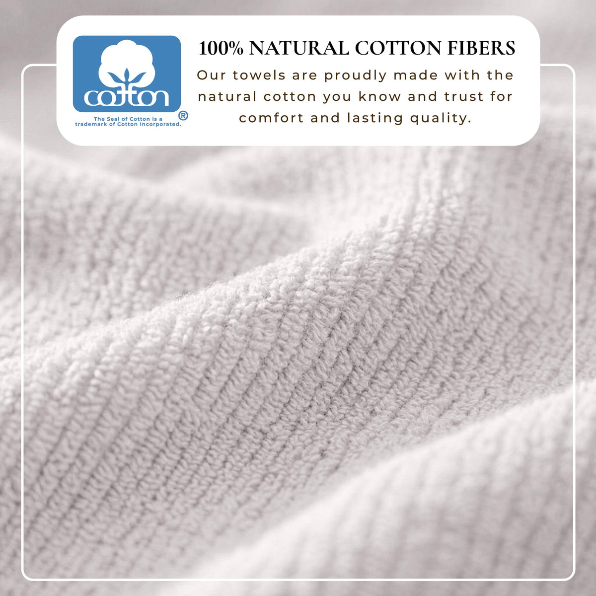 Georgiana Collection Turkish Cotton Ribbed 6-Piece Bath Towel Set