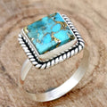 Turquoise-Inspired Statement Ring