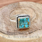 Turquoise-Inspired Statement Ring