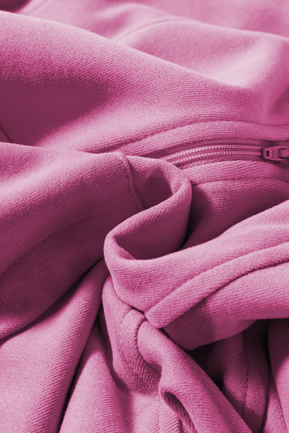 Fleece Lined Zip-Up Sweatshirt