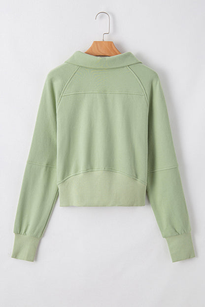 Fleece Lined Zip-Up Sweatshirt