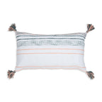 Tylanne 12X22" Handwoven Recycled Outdoor Throw Pillow