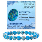 Handcrafted Natural Stone Beaded Bracelet