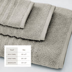 Karina Collection Luxury Combed Cotton Bath Towel Set