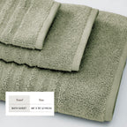 Karina Collection Luxury Combed Cotton Bath Towel Set