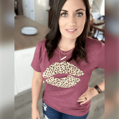 Leopard Lips Soft Graphic Tee