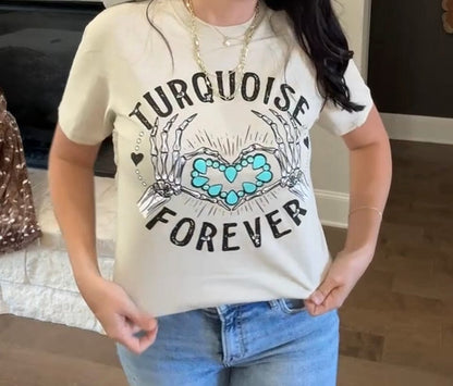 Turquoise Forever Graphic Tee