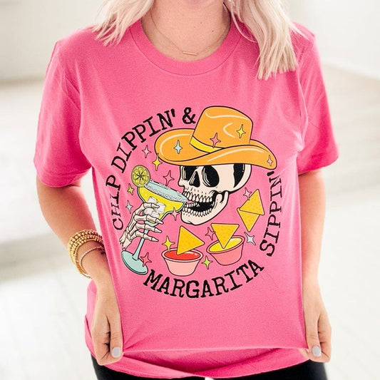 Chip Dippin & Margarita Sippin Graphic Tee