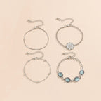 Vintage Cat’s Eye Floral Bracelet