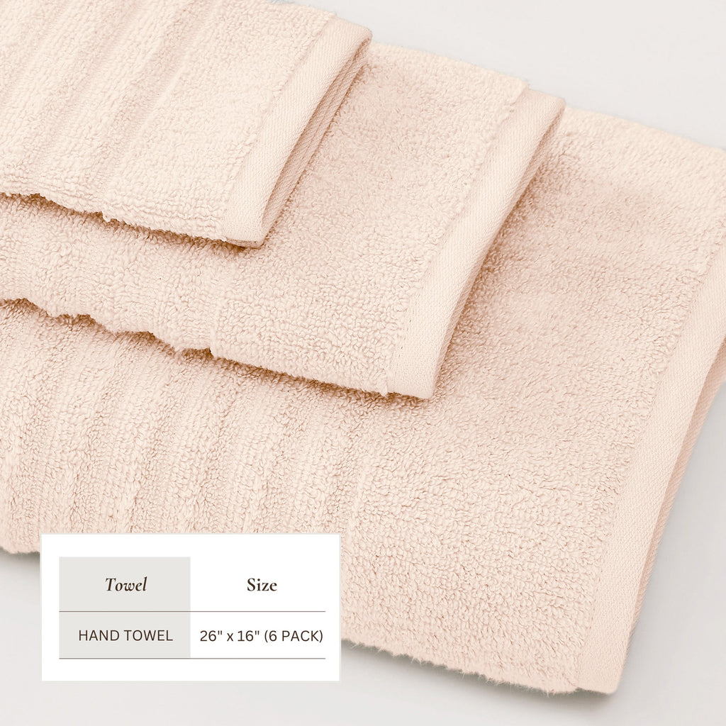 Karina Collection Luxury Combed Cotton Bath Towel Set